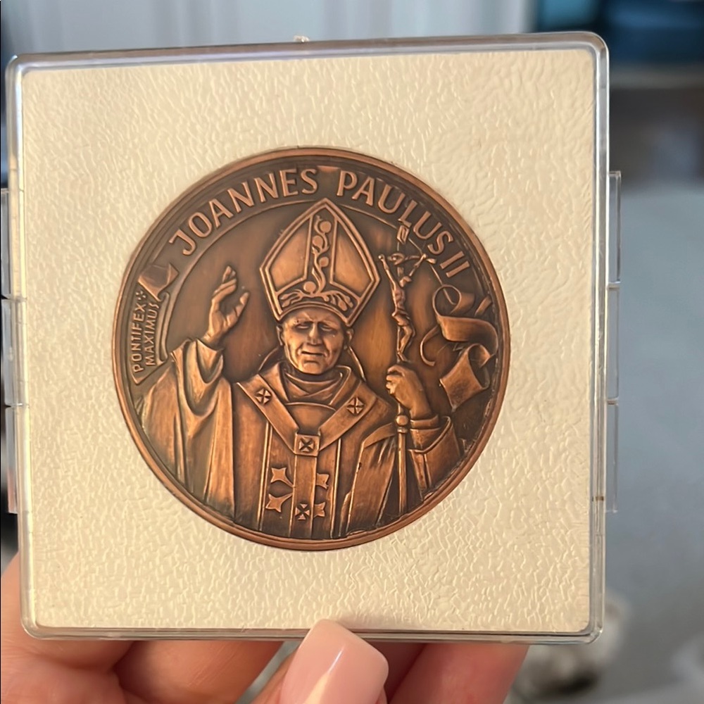 Bronze Ioannes Paulus II Commemorative Coin - Jubilee Coin Pope John Paul